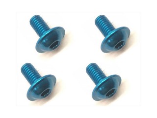アルミフランジビス 3×6(ブルー) 4本入 [FAW-306B]