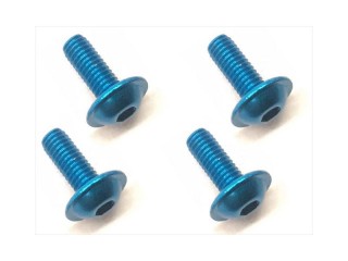アルミフランジビス 3×8(ブルー) 4本入 [FAW-308B]