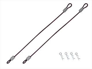 ワイヤー付ボディピン 100mm(パープル) [SGF-100P]