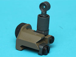 ミリタリー ６００ｍ フリップ・アップ・リア・サイト（SAND） [GP-OTH009]