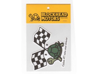 チェッカーフラッグタートルステッカー [BHM-STK02]
