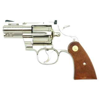 COLT パイソン .357マグナム 2.5inch R-model ニッケルフィニッシュ/ ガスリボルバー [TNK-00805]]