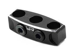 アルミワイヤーガードクランプ タイプB(ブラック) [YA-0487BK]