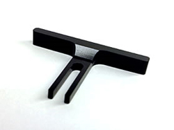 アルミバッテリーリテーナー(RMS-Z,タミヤ RM-01用) [SDP-234ABK]