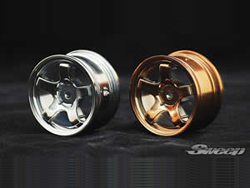 ミニ用5本スポークホイール タイプA シルバー 4個入 [SW-0001S]