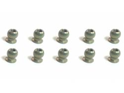 7075 アルミ5.8mm Hexボールスタッド長4mm(10pcs)(テフロンコーティング) [3RAC-BS58H4/TE]