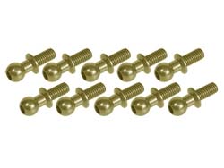7075 アルミ4.8mmボールスタッド長6mm(10pcs)(テフロンコーティング) [3RAC-BS4806/TE]