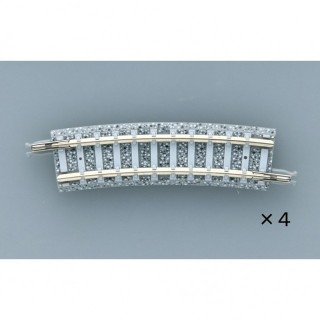カーブPCレール C243-15-PC(F)(4本セット) [1863]]