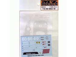 MZ DECALS F40 #60 IMSA 1989 [MZ0033]
