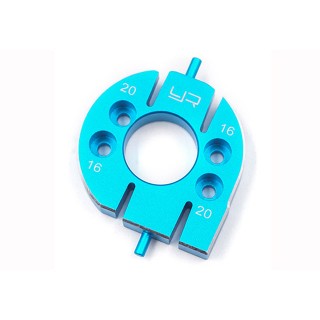 アルミモーターマウント(ブルー)(タミヤCC-01用) [TACC-012BU]]