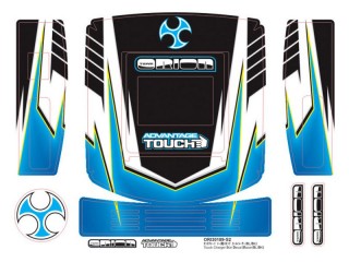 タッチチャージャー用スキンデカール(レーサー/BL/BK) [ORI30189-S2]