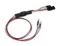 LEDライトユニット(Φ5/2灯/L=400/レッド) [97054-2R]