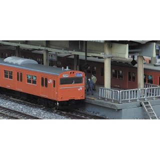 JR103系関西形 オレンジ 高運転台車 4両編成動力付きトータルセット(塗装済キット) [1227T]]
