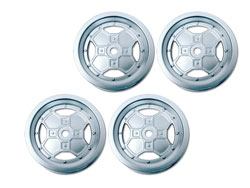 フィアット131 ラリーシルバーホイル(4pcs) [RL2068]