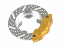 +オフセット・ブレーキディスクセットC(パンチボール&スリット)(GO)：SP Stホイル用 [EG-3129-GO]