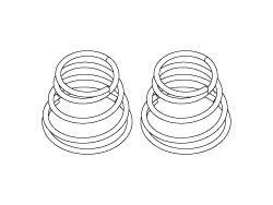 1.0mm×5T スプリング(ブラック) [ABC-25697]