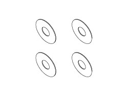 3.5×0.2mm スペーサー [ABC-25655]