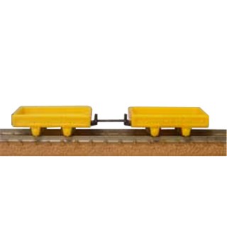 保線用トロッコ バラスト運搬車 2両入 [14019]]