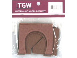 LA-88 トンネルポータル(単線用)(レンガ) [12488]