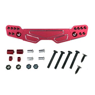 アルミフロントダンパーステー(レッド)(タミヤ G6-01用) [SGW-303R]]