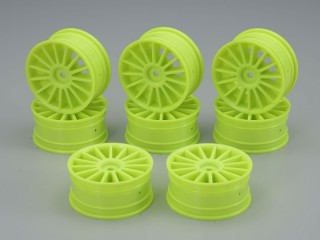 エアロ24ホイル(15本スポーク/蛍光イエロー) 8個入り [92012-8KY]