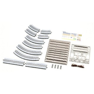 ワイドトラムミニレールセット 基本セット(レールパターンMA-WT・石畳) [91084]]