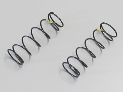 ビッグボアショックスプリング(M/イエロー/ハード/2pcs) [XGS022]