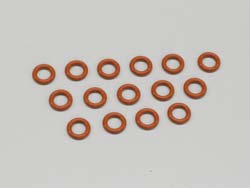 シリコンOリング(P6/オレンジ) 15入(BSW63) [ORG06]