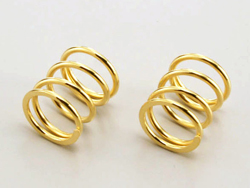 リヤスプリング(3.5-1.6/ゴールド) [VZ073-3516]