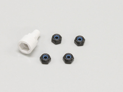 カラーナイロンナット(ブラック) [MZW13BK]