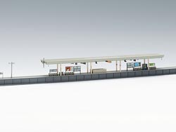 島式ホームセット(都市型) [4273]