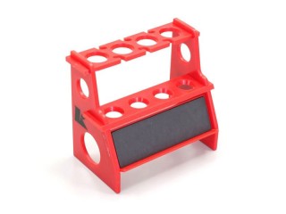 ダンパーピットスタンド(マグネット付/赤) [36218R]