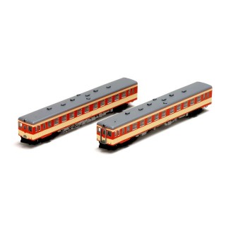 国鉄 キハ26形ディーゼルカー(初期急行色・バス窓)セット [98026]]