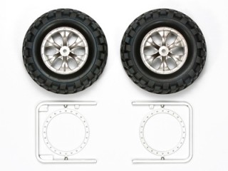 ロックブロックタイヤ&6テーパースポークホイル(CC-01) [OP-1483]