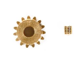 06ハードコートアルミピニオンギヤ(15T) [OP-1463]