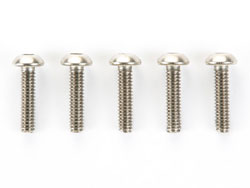 2×8mm チタン六角ボタンヘッドビス(5本) [OP-1422]