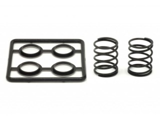 TC Pro マッチド ビッグボアショートスプリングセット 5.75巻 ブラック(識別チューブ無し) [No.28040]