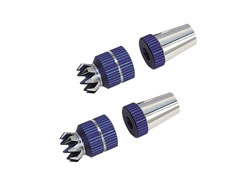 送信機レバーヘッド 金属製(上下) ブルーアルマイト [BT2271]