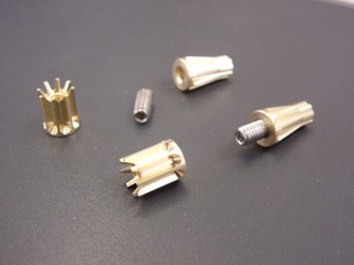 50 products スティックヘッド ゴールド(トガリ)(M4 JR用) [0032-121]