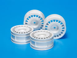 ラリーディッシュホイール(白) 4本(26mm/+2) [SP-1021]