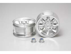 Mシャーシ 8本スポークホイール(メッキタイプ) [SP-676]