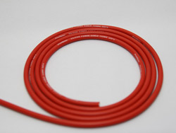 シリコンパワーケーブル スーパーフレックス 12AWG 100cm レッド [PS-12WR]