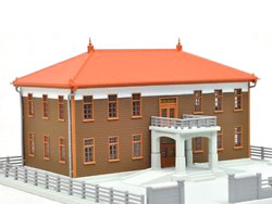 役場(ブラウン) [23-459B]