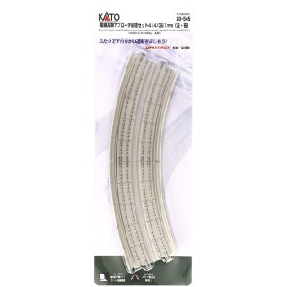 複線高架アプローチ線路セット 414/381mm(左・右) ＜WR414/381VSAL・AR＞ [20-545]]