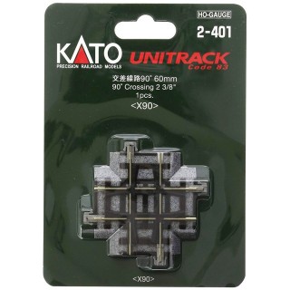 交差線路90° 60mm ＜X90＞(1pc) [2-401]]