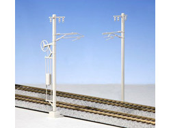 【HO】 単線架線柱 12本入(張力調整装置付) [5-052]