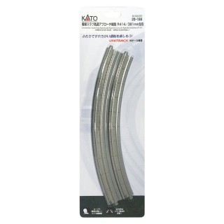 複線スラブ軌道アプローチ線路 R414/381mm 左右 ＜WR414/318SAR・WR414/318SAL＞ [20-188]]