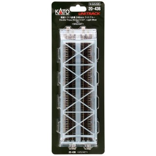 複線トラス鉄橋 ライトブルー 248mm ＜WS248T＞(1pc) [20-436]]