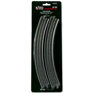 単線高架曲線線路 R348-45° ＜R348-45V＞(2pcs) [20-530]]