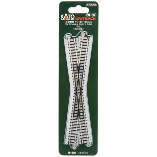 交差線路15°(右) 186mm ＜X15R＞(1pc) [20-301]]